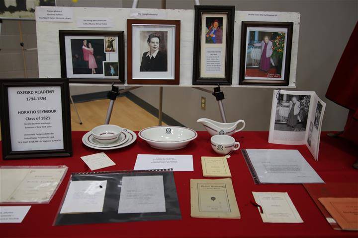 Display of material from Oxford Academy