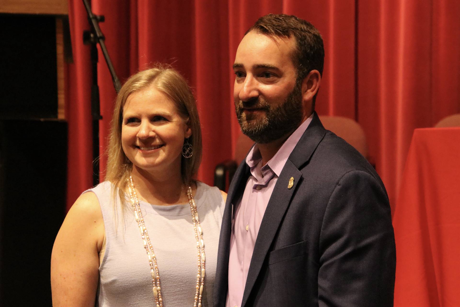 Hall of Distinction Honoree and wife