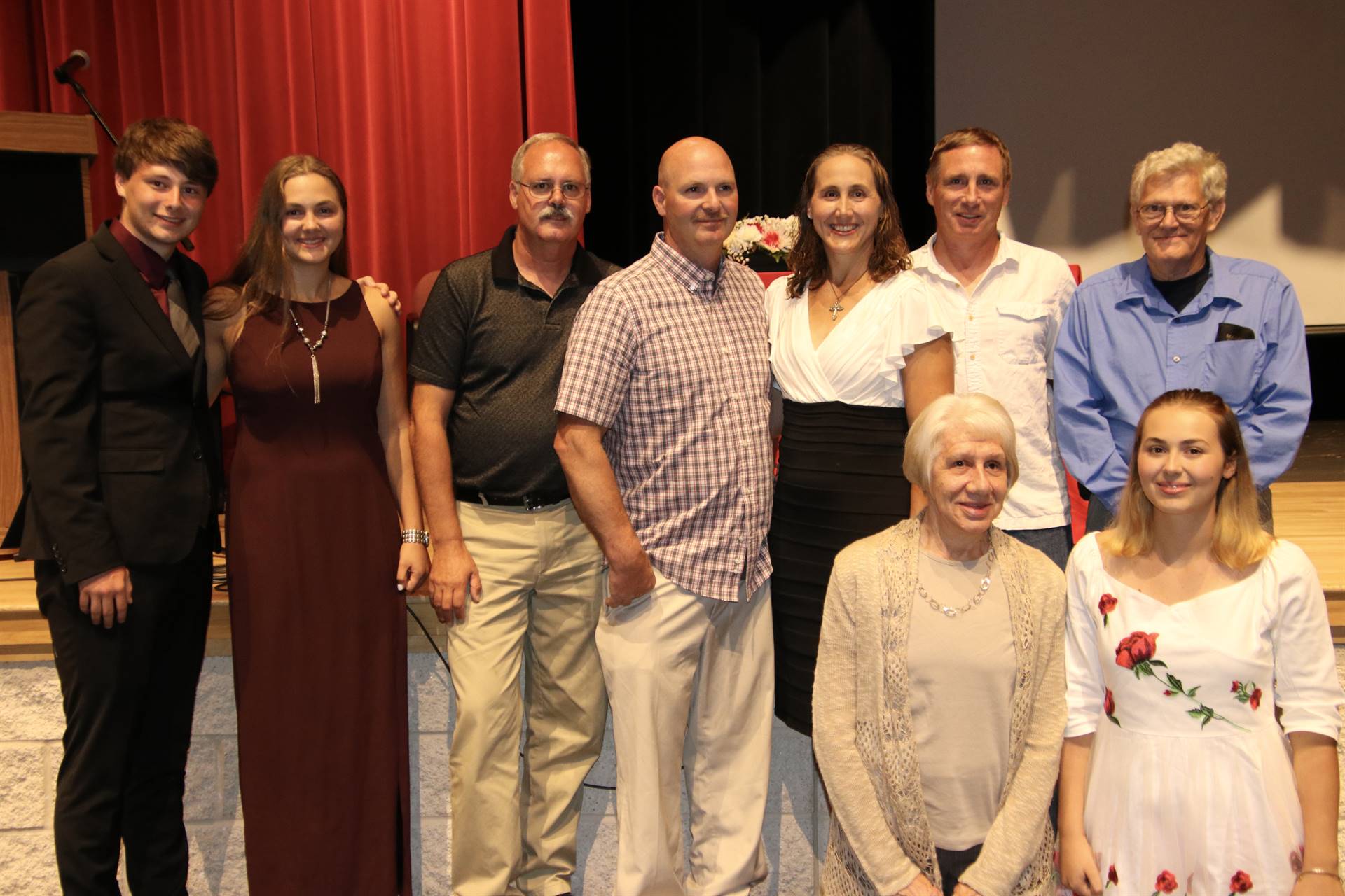 Hall of Distinction honoree family - Barrows