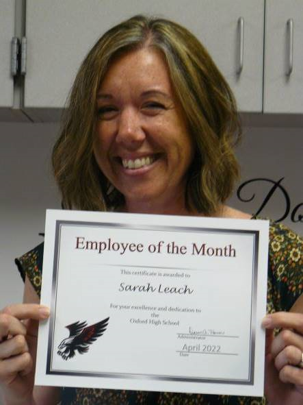 Employee of the month - Leach
