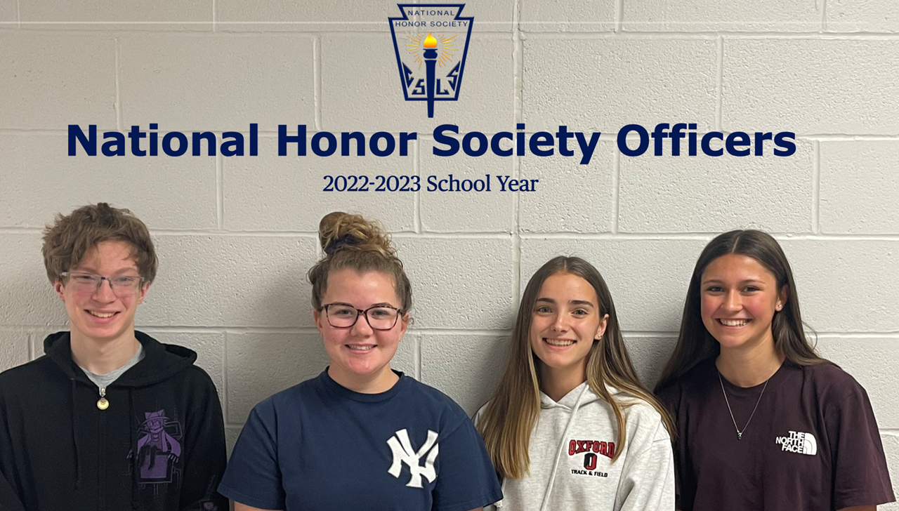 National Honor Society Officers - 2022-23