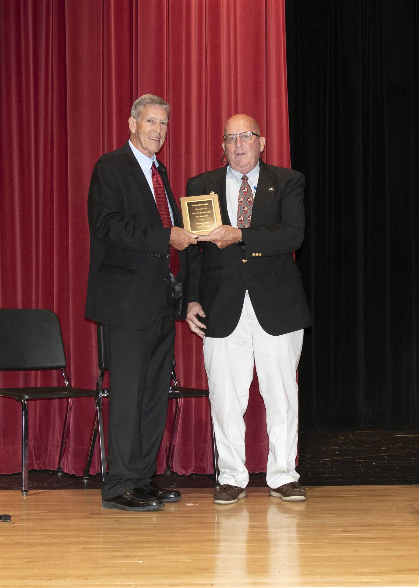 HOE honoree and presenter - Tom Loughren and Ben Nelson