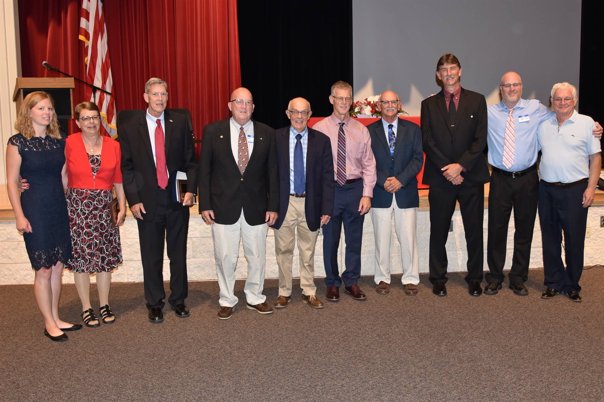 HOD honorees and presenters