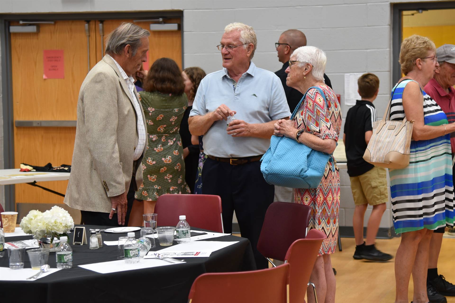 HOD attendees visiting