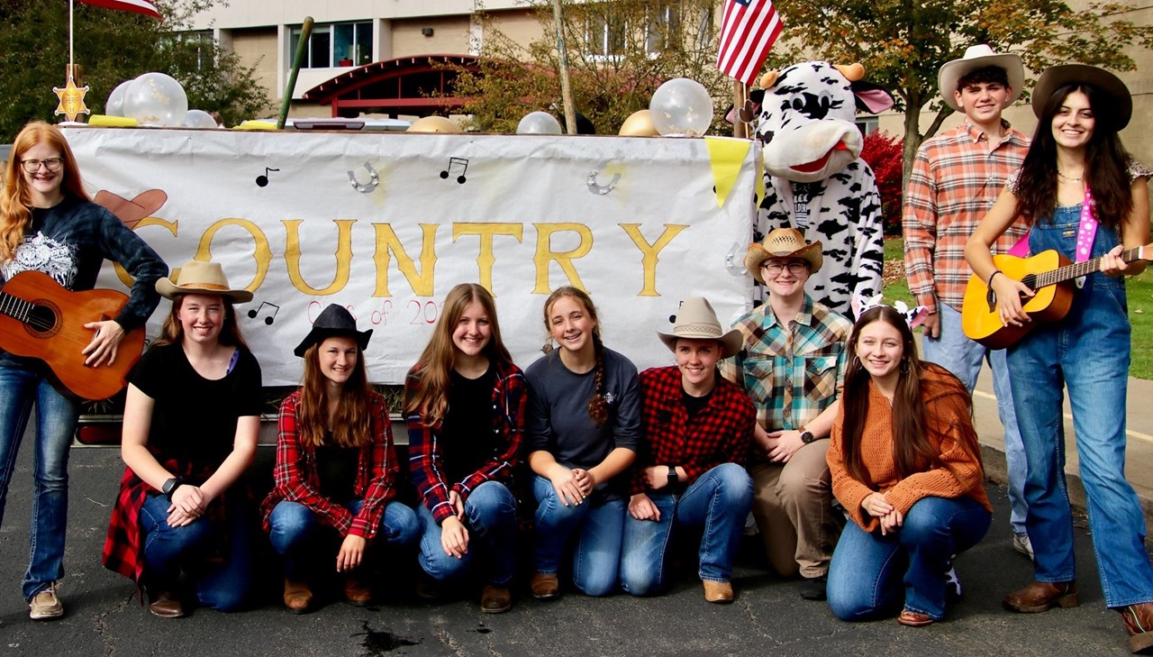 Homecoming parade - country singers