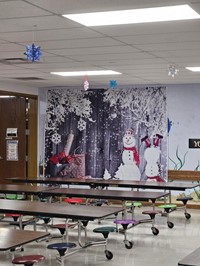 Cafeteria decorations